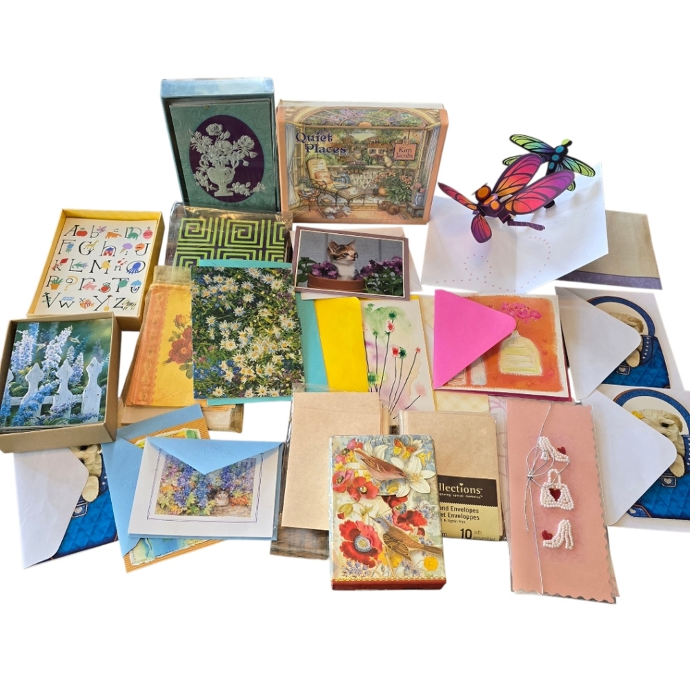 Assorted Blank inside cards Over 60 to choose from - Picture 2 of 5